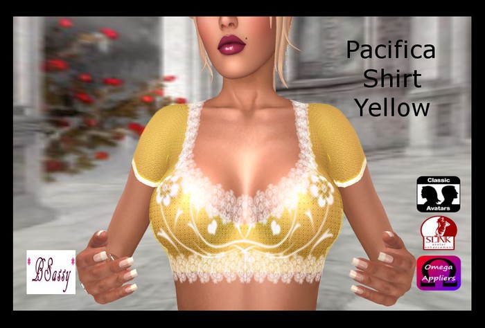 *BSASSY*  LACE DESIGN TANK RED