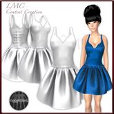 DEMO - LMC Mesh Templates - Formal Gown IX - Fully rigged mesh evening dress