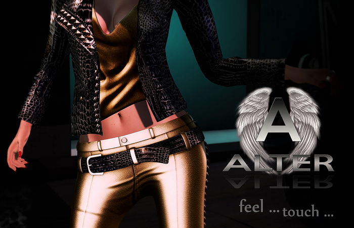 ALTER Kravitz Reptile Pants with Belt HUD driven