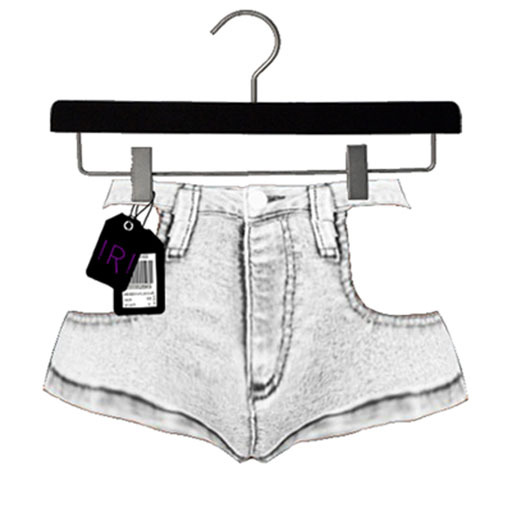 ! R ! Wanda Shorts White