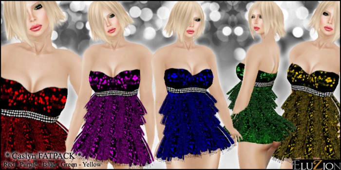 Eluzion * CASLYN * FATPACK 5 DRESSES !