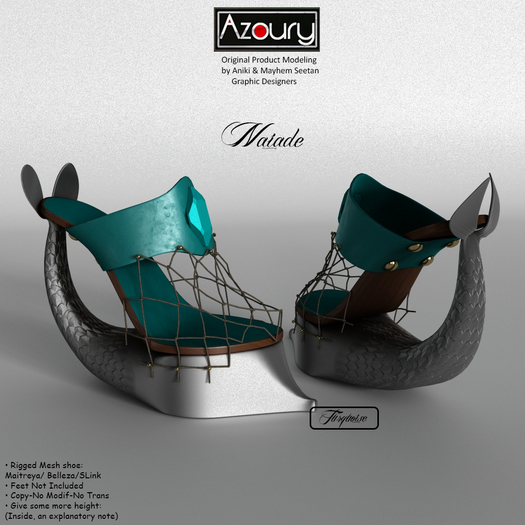 AZOURY - Naiade (Turquoise)