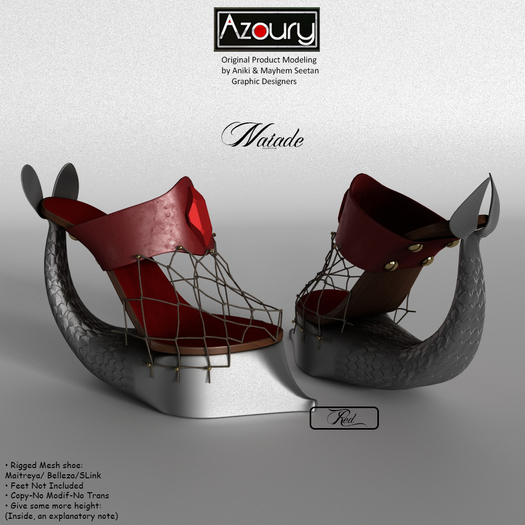 AZOURY - Naiade (Red)