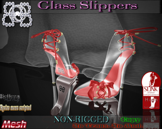 !!BHB!! DEMO LACED GLASS SLIPPERS  COLLECTION  (ADD)
