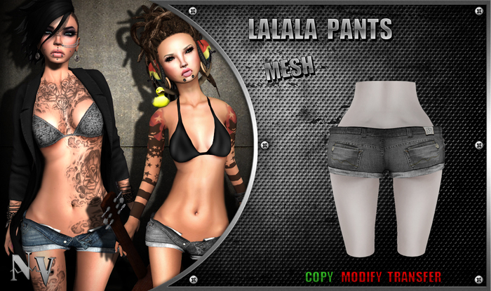 [NV] Lalala Pants -Grey-