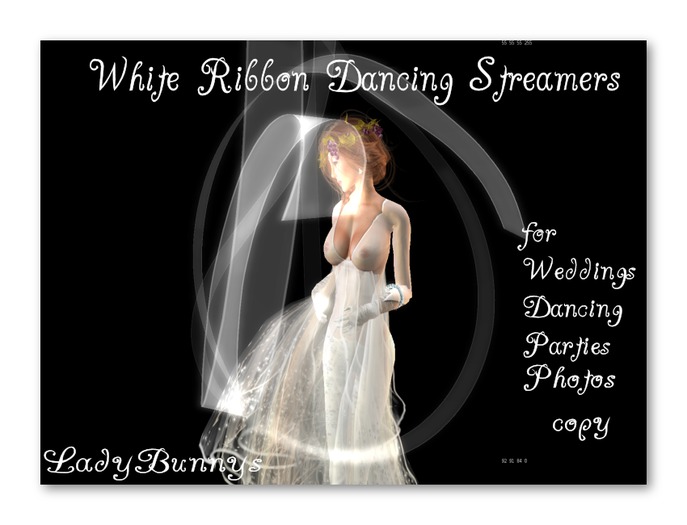 *•FaNtAsY FX Particles•*White Ribbon Dancing Streamers{Particle Ribbons}