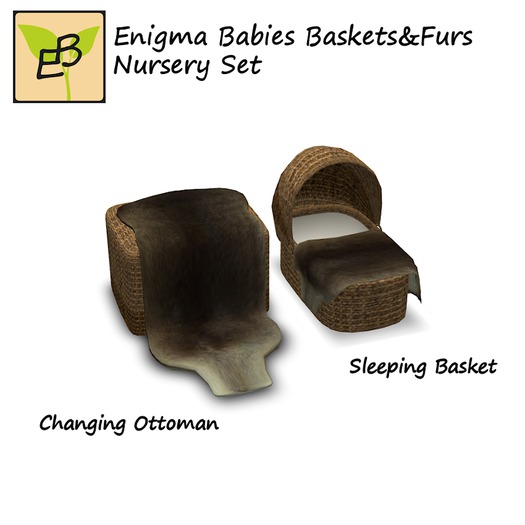 Enigma Babies Baskets&Furs Nursery Set
