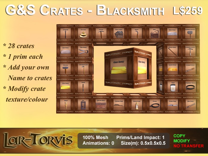 G&S Crates - Blacksmith Pack  (Boxed)