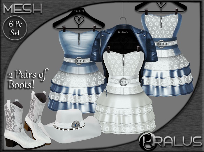 ::KRALUS:: Mesh : Western Dixie : Denim 