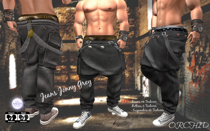Jeans Jonny Grey