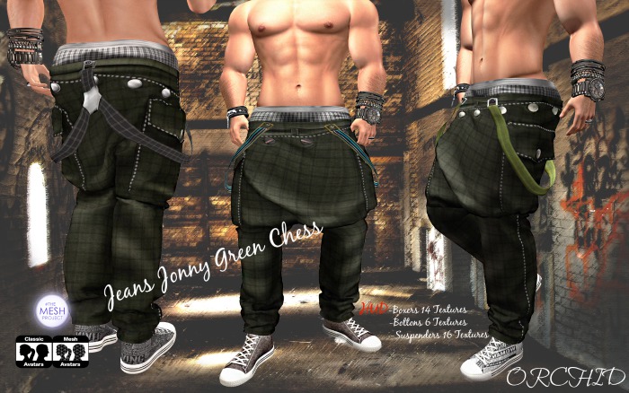 Jeans Jonny Green Chess