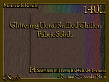 Glittering Floral Ruffled Chiffon Fabric Solids Seamless Textures Materials Ready Full Perms 1024x1024