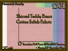 Shirred Teddy Bears Cotton Fabric Solids Seamless Textures Materials Ready Full Perms 1024x1024