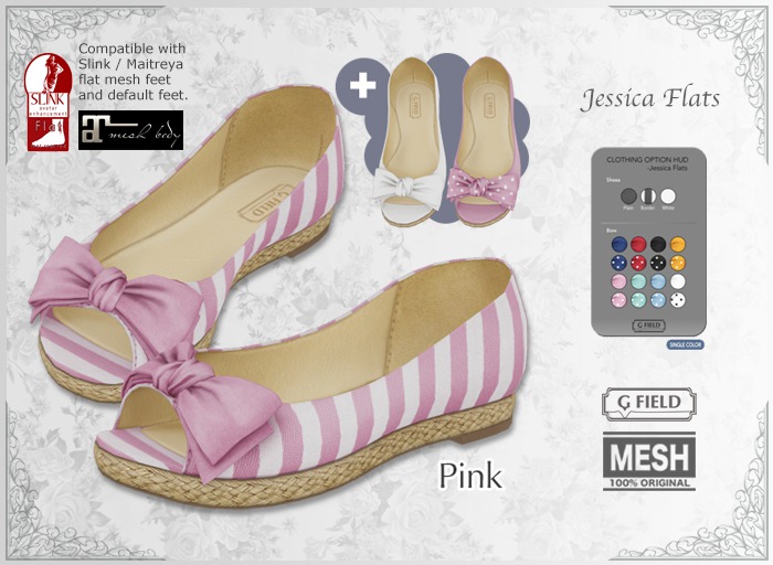 *GF* Jessica Flats -pink-