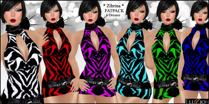 Eluzion * Zibrina * FATPACK 6 DRESSES !