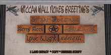 Wiccan Wall Boxes Greetings