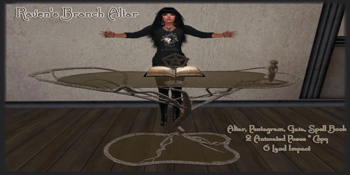 Raven's Branch Altar W/Poses