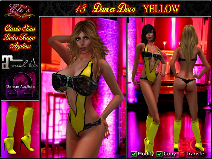 18 Dancer Disco Yellow