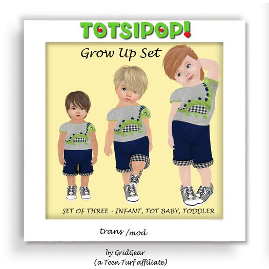 TOTSIPOP! Set Of Three Hearts Dress