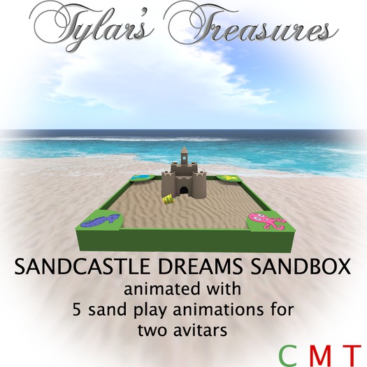 .:TT:. SANDCASTLE DREAMS SANDBOX boxed