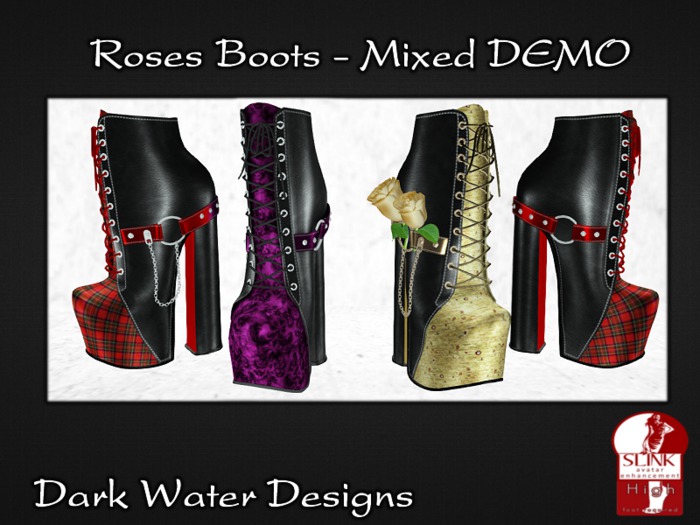 DWD Roses Ankle Boots - DEMO