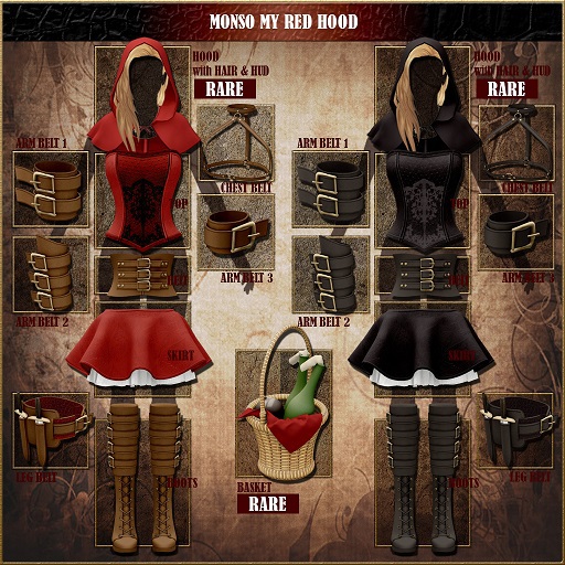 [monso] My Red Hood - Arm Belt (R/U)