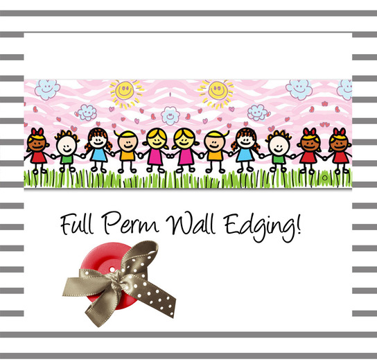 PAK Children At Play Wall Edging