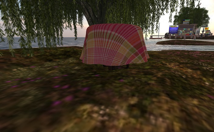 Plaid (Pink/Yellow) Mesh Coffee Table **Mars Designs**