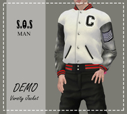 [S.O.S] DEMO_Male Usa Varsity Jacket