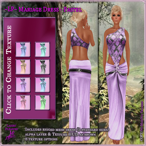 ~LP~ Mariage Dress (Boxed) Texture Scripted - Pastel