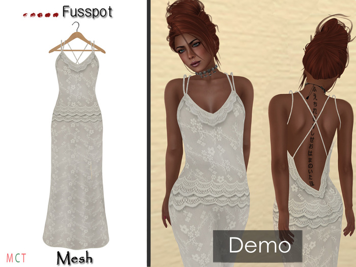 ~Fusspot~ Vintage Lace Gown - DEMO