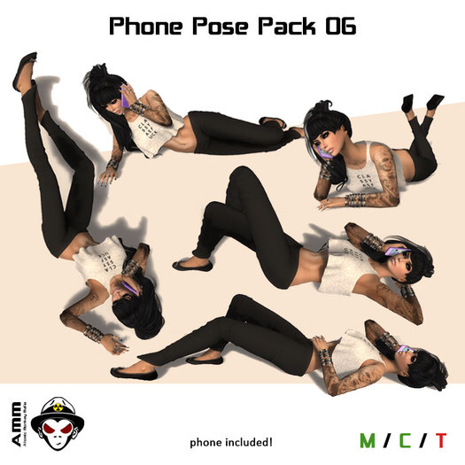 [AMM] Phone Pose Pack 06