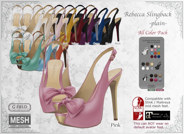 *GF* Rebecca Slingback -plain 12- BOX