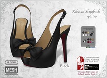 *GF* Rebecca Slingback -black- BOX