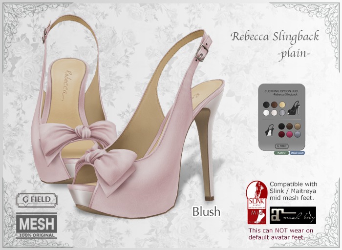 *GF* Rebecca Slingback -blush-