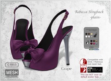 *GF* Rebecca Slingback -grape- BOX
