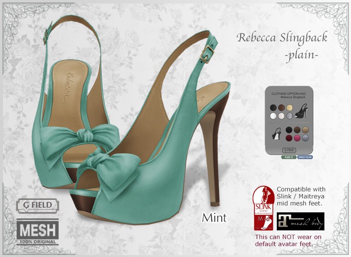 *GF* Rebecca Slingback -mint- BOX