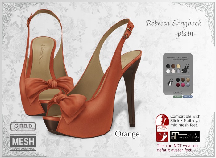 *GF* Rebecca Slingback -orange-