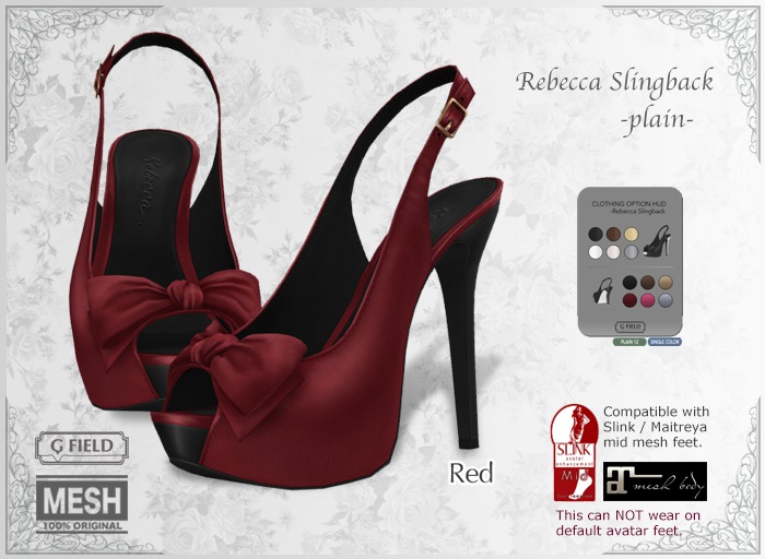 *GF* Rebecca Slingback -red-