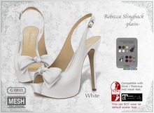 *GF* Rebecca Slingback -white-