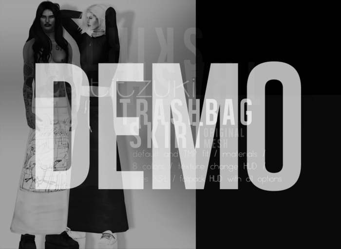 titzuki : trashbag skirt / DEMO