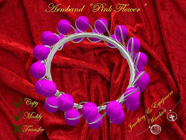 Bracelet "Pink Flower"