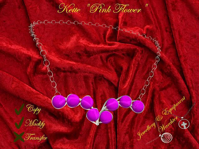 Chain "Pink Flower
