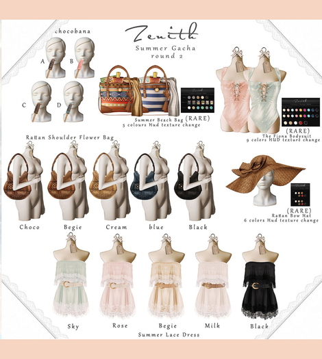 =Zenith=Rattan Shoulder Flower Bag (Choco)