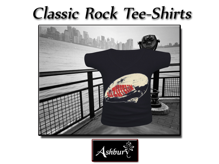 ASHBURY] Rock T Shirts-Led Z