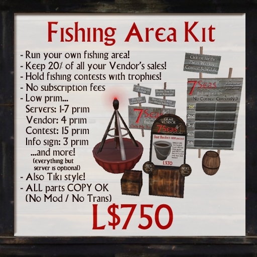 7Seas Fishing Game: Fishing Area Kit
