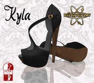 ~EccentriciXi~ Shoes Kyla for SLINK High Black