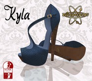 ~EccentriciXi~ Shoes Kyla for SLINK High Blue