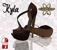 ~EccentriciXi~ Shoes Kyla for SLINK High Brown
