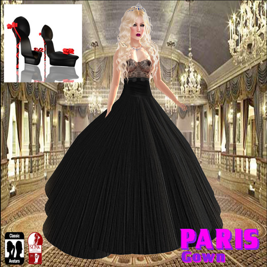 [F] Paris Gown & Pumps Slink High